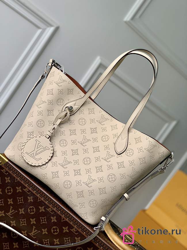 LV Blossom MM Mahina Creme Beige - 30x27.5x16cm - 1