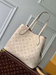 LV Blossom MM Mahina Creme Beige - 30x27.5x16cm - 6
