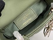Lady Dior Micro Bag Avocado Green Cannage Lambskin - 12x10.2x5cm - 2