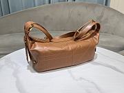 Dior Medium D-Journey Bag in Vintage Smooth Calfskin Camel Flat Macrocannage -  33x16x15cm - 6