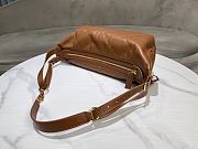 Dior Medium D-Journey Bag in Vintage Smooth Calfskin Camel Flat Macrocannage -  33x16x15cm - 5