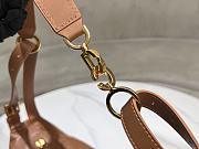 Dior Medium D-Journey Bag in Vintage Smooth Calfskin Camel Flat Macrocannage -  33x16x15cm - 3