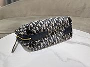 Medium D-Journey Bag Blue Dior Oblique Jacquard - 33x16x15cm  - 4