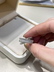 VCA Perlee Diamonds Duo Ring 18K White Gold Diamond - 3