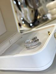 VCA Perlee Diamonds Duo Ring 18K White Gold Diamond - 5