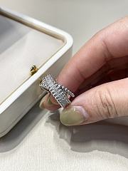 VCA Perlee Diamonds Duo Ring 18K White Gold Diamond - 6