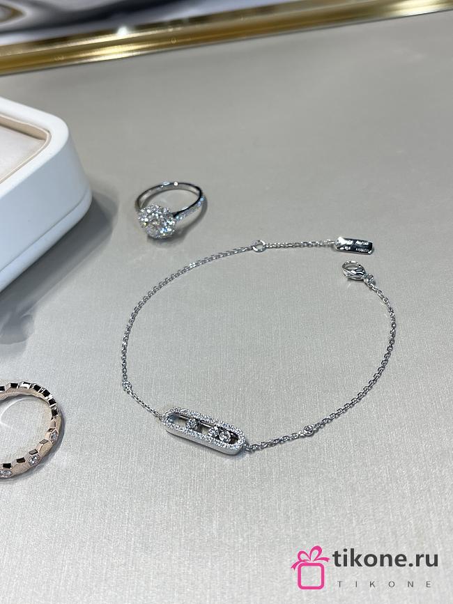 Messika White Gold Diamond Pave Bracelet Baby Move 04325-WG - 1