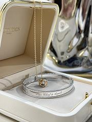 VCA Perlee Signature Bracelet Small Model 18K White Gold - 4
