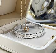 VCA Perlee Signature Bracelet Small Model 18K White Gold - 1