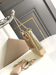 Serpenti Baia Shoulder Bag Python Leather Gold 293239 - 27.5x18x4.5cm - 3