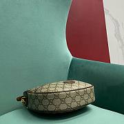 Gucci Ophidia GG Canvas Mini Shoulder Bag in Brown - 22x12.5x5cm - 3