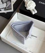 Chanel Classic Small Flap Wallet Caviar Light Purple - 10.5x11.5x3cm - 3