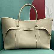 Loro Piana Ghiera Shopper Large Calfskin Beige - 40x26x18cm - 3