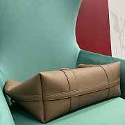 Loro Piana Ghiera Shopper Large Calfskin Fossil - 40x26x18cm - 6