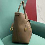 Loro Piana Ghiera Shopper Large Calfskin Fossil - 40x26x18cm - 4