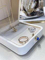 Bee De Chaumet Ring Rose Gold Diamonds 4mm - 4