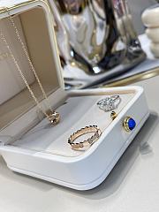 Bee De Chaumet Ring Rose Gold Diamonds 4mm - 2