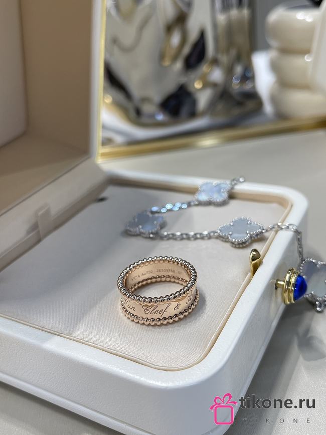 Cartier Perlee Signature Ring 18K Rose Gold - 1
