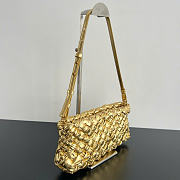 Bottega Veneta Kalimero Cha Cha Gold - 28.5x15x6cm - 6