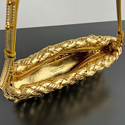 Bottega Veneta Kalimero Cha Cha Gold - 28.5x15x6cm - 3