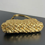 Bottega Veneta Kalimero Cha Cha Gold - 28.5x15x6cm - 2