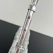 Bottega Veneta Kalimero Cha Cha Silver - 28.5x15x6cm - 2