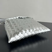Bottega Veneta Mini Hop Silver - 25.5x14.5x11cm - 6
