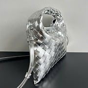 Bottega Veneta Mini Hop Silver - 25.5x14.5x11cm - 4