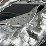 Bottega Veneta Mini Hop Silver - 25.5x14.5x11cm - 3