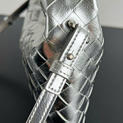 Bottega Veneta Mini Hop Silver - 25.5x14.5x11cm - 2