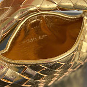 Bottega Veneta Mini Hop Gold - 25.5x14.5x11cm - 5