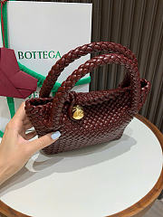 Bottega Veneta Small Tosca Burgundy - 20x16.5x7cm - 3