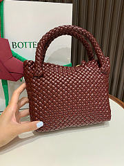 Bottega Veneta Small Tosca Burgundy - 20x16.5x7cm - 4