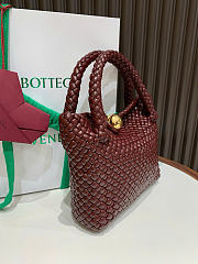 Bottega Veneta Small Tosca Burgundy - 20x16.5x7cm - 6