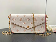 LV Felicie Pochette Monogram Empreinte Leather Eden M14968 - 21x12x3cm - 5
