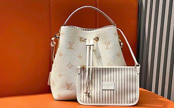 LV NeoNoe MM Monogram Empreinte Leather Eden M14401 - 26x26x17.5cm