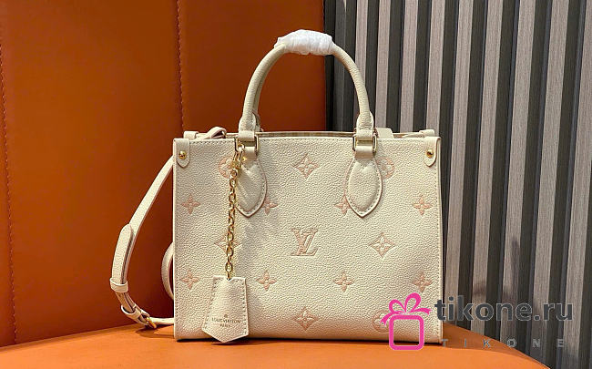 LV OnTheGo PM Monogram Empreinte Leather Eden M14403 - 25x19x11.5cm - 1