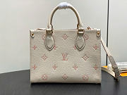 LV OnTheGo PM Monogram Empreinte Leather Eden M14403 - 25x19x11.5cm - 4