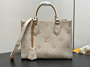 LV OnTheGo PM Monogram Empreinte Leather Eden M14403 - 25x19x11.5cm - 2