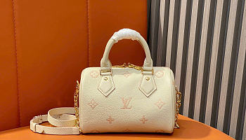 LV Speedy Bandouliere 20 Monogram Empreinte Leather Eden M14291 - 13.5x12x20.5cm