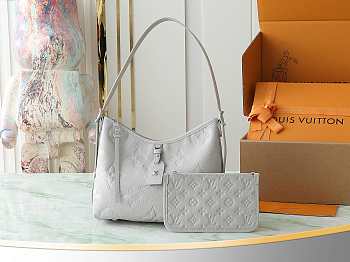 LV CarryAll PM Monogram Empreinte Leather Brume Gray M12917 - 29x24x12cm