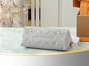 LV Hand It All PM Mahina Pink/Gray M13157 - 29x18x13cm - 3