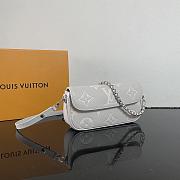 LV Wallet On Chain Ivy Bicolor Monogram Empreinte Leather Gray M14225 - 23.5x12x4.3cm - 6
