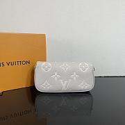 LV Wallet On Chain Ivy Bicolor Monogram Empreinte Leather Gray M14225 - 23.5x12x4.3cm - 3