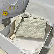 My Dior Top Handle Bag White Cannage Lambskin - 24x15x6.5cm - 3