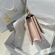 My Dior Top Handle Bag Light Pink Cannage Lambskin - 24x15x6.5cm - 6