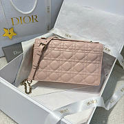 My Dior Top Handle Bag Light Pink Cannage Lambskin - 24x15x6.5cm - 3