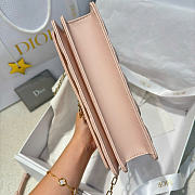 My Dior Top Handle Bag Light Pink Cannage Lambskin - 24x15x6.5cm - 2
