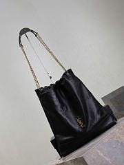 YSL Jamie Pochon In Lambskin Black - 34x26x2cm - 6