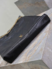 YSL Jamie Pochon In Lambskin Black - 34x26x2cm - 3